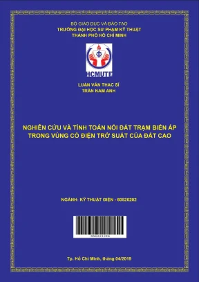 Nghiên Cứu Hệ Thống Nối Đất Trạm Biến Áp Trong Vùng Điện 