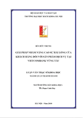 Giải Pháp Nâng Cao Sự Hài Lòng Khách Hàng Tại