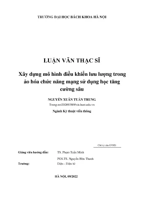 Mô Hình Điều Khiển Lưu Lượng Trong Ảo Hóa Chức Năng Mạng