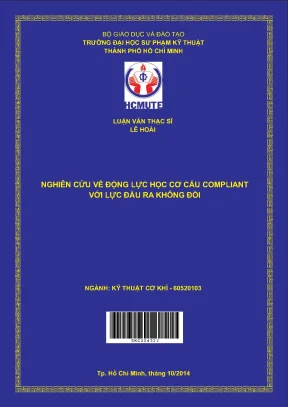 Nghiên Cứu Động Lực Học Cơ Cấu Compliant Với Lực Đầu Ra