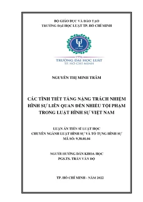 Tình tiết tăng nặng trách nhiệm hình sự trong luật hình
