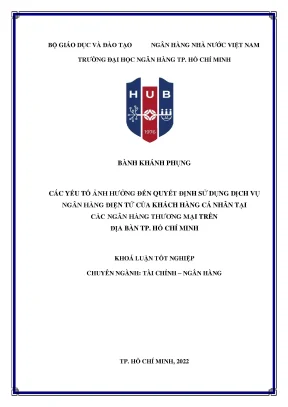 Yếu Tố Ảnh Hưởng Đến Quyết Định Sử Dụng Dịch Vụ Ngân