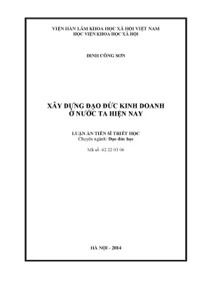 Xây Dựng Đạo Đức Kinh Doanh Tại Việt Nam: Thực Trạng và 