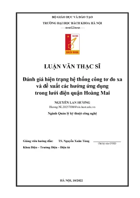Đánh Giá Hệ Thống Công Tơ Đo Xa Trong Lưới Điện Quận 
