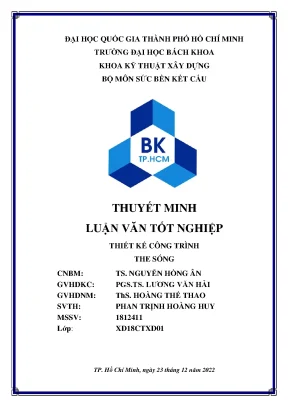 Thiết Kế Công Trình The Sóng: Luận Văn Tốt Nghiệp Kỹ Sư 
