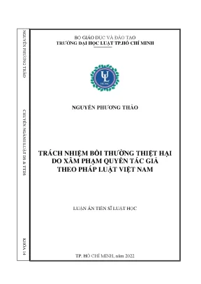 Trách Nhiệm Bồi Thường Thiệt Hại Do Xâm Phạm Quyền Tác