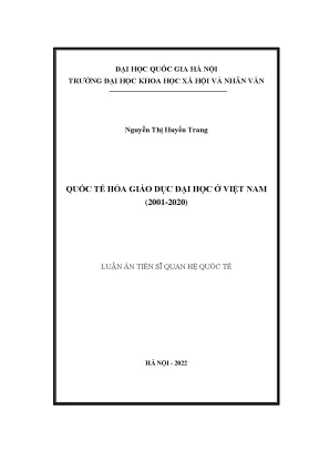 Quốc Tế Hóa Giáo Dục Đại Học Tại Việt Nam: Phân Tích