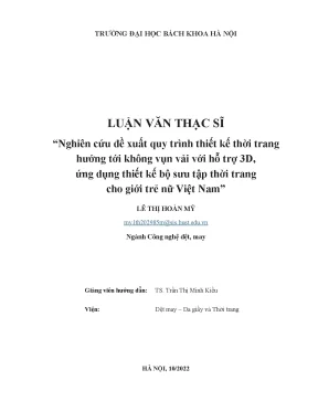 Nghiên cứu quy trình thiết kế thời trang Kính tại Việt Nam