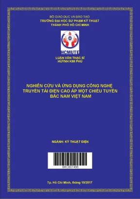 Nghiên Cứu Ứng Dụng Công Nghệ Truyền Tải Điện Cao Áp Một