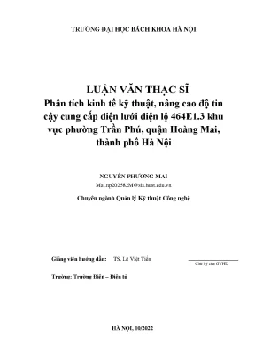 Nghiên Cứu Hiệu Quả Đầu Tư Dự Án Tại Trường Đại Học Bách 