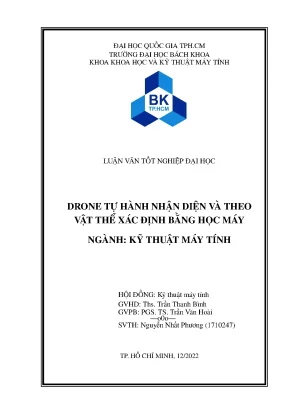 Drone Tự Hành: Nhận Diện và Theo Dõi Vật Thể Bằng Học Máy