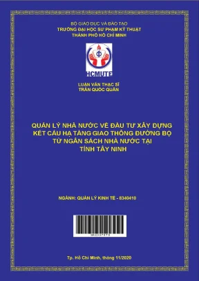 Quản Lý Đầu Tư Xây Dựng Kết Cấu Hạ Tầng Giao Thông Đường