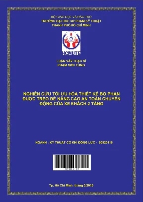 Nghiên Cứu Tối Ưu Thiết Kế Bộ Phận Được Treo Cho Xe