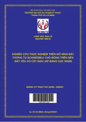Nghiên Cứu Thực Nghiệm Mô Hình Đất Tương Tự Schneebeli