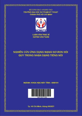 Nghiên Cứu Ứng Dụng Mạng Nơ-Ron Hồi Quy Trong Nhận Dạng