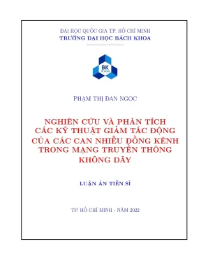 Nghiên Cứu Kỹ Thuật Giảm Tác Động Can Nhiễu Trong Mạng