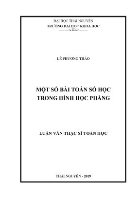 Bài Toán Số Học Trong Hình Học Phẳng