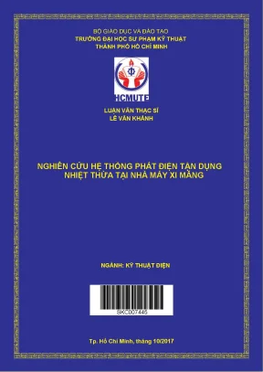 Nghiên Cứu Hệ Thống Phát Điện Tận Dụng Nhiệt Thừa Tại
