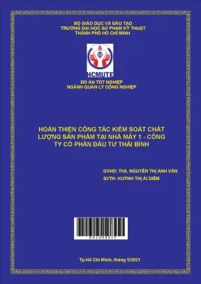 Hoàn thiện công tác kiểm soát chất lượng sản phẩm tại