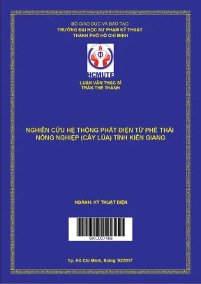 Nghiên Cứu Hệ Thống Phát Điện Từ Phế Thải Nông Nghiệp