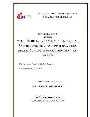 Mối Liên Hệ Giữa Truyền Miệng Điện Tử, Hình Ảnh Thương