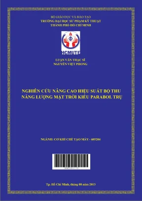Nâng Cao Hiệu Suất Bộ Thu Năng Lượng Mặt Trời Kiểu 