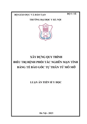 Quy trình điều trị bệnh phổi tắc nghẽn mạn tính bằng tế 