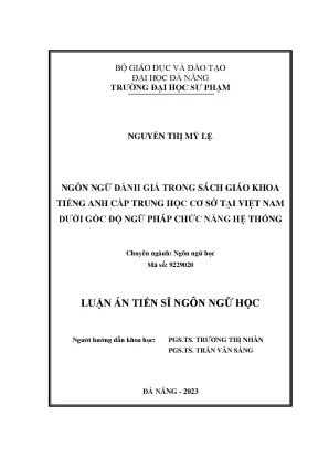 Nghiên Cứu Ngôn Ngữ Đánh Giá Trong Sách Giáo Khoa Tiếng