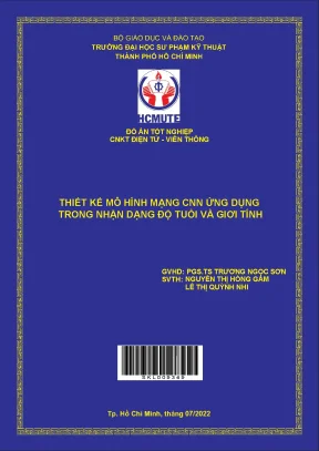 Thiết Kế Mô Hình CNN Nhận Dạng Độ Tuổi Và Giới Tính