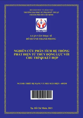 Nghiên Cứu Hệ Thống Phát Điện Từ Thủy Động Lực Với Chu