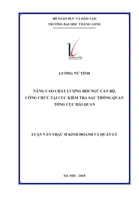 Nâng Cao Chất Lượng Đội Ngũ Cán Bộ, Công Chức Tại Cục