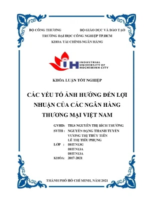 Các Yếu Tố Ảnh Hưởng Đến Lợi Nhuận Của Ngân Hàng Thương