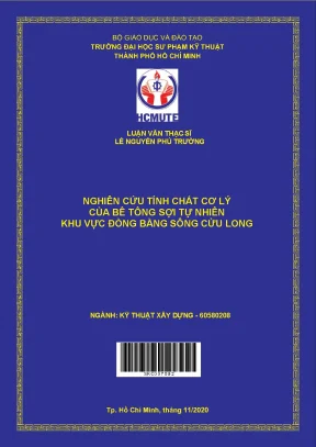 Nghiên Cứu Tính Chất Cơ Lý Của Bê Tông Sợi Tự Nhiên Tại