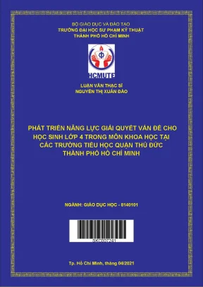Phát Triển Năng Lực Giải Quyết Vấn Đề Cho Học Sinh Lớp 4