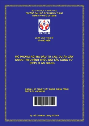 Mô Phỏng Rủi Ro Đầu Tư Dự Án Xây Dựng Theo Hình Thức Đối 