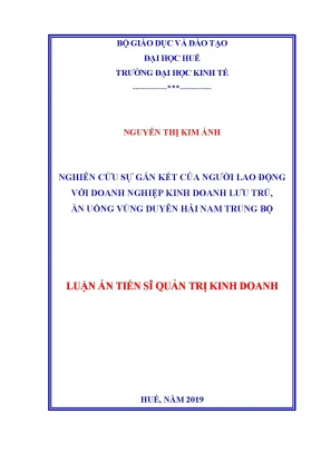 Nghiên Cứu Sự Gắn Kết Của Người Lao Động Với Doanh