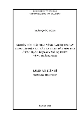 Giải Pháp Nâng Cao Độ Tin Cậy Cung Cấp Điện Trong Mạng