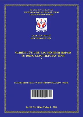 Nghiên Cứu Mô Hình Hộp Số Tự Động Giao Tiếp Máy Tính