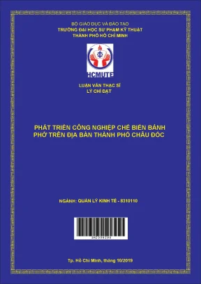 Phát Triển Ngành Công Nghiệp Chế Biến Bánh Phở Tại Châu Đốc