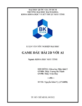Phát Triển Game Đấu Bài 2D Với AI Tại Đại Học Bách Khoa