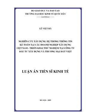 Nghiên Cứu Hệ Thống Thông Tin Kế Toán Tại Doanh Nghiệp