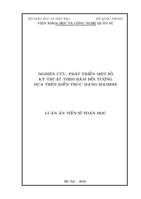 Nghiên Cứu Kỹ Thuật Bám Đối Tượng Dựa Trên Kiến Trúc 