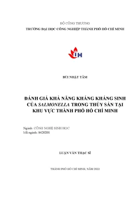 Đánh Giá Khả Năng Kháng Kháng Sinh Của Salmonella Trong