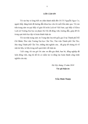 Nghiên Cứu Kinh Tế Đồn Điền Ở Miền Tây Nam Kỳ (1900-1945)