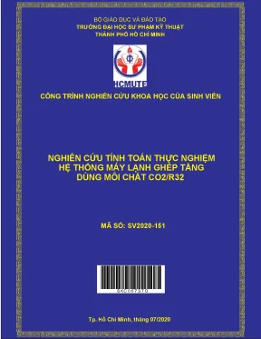 Nghiên cứu hệ thống máy lạnh ghép tầng sử dụng CO2 và R32