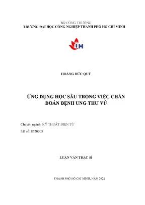 Ứng Dụng Học Sâu Trong Chẩn Đoán Ung Thư Vú