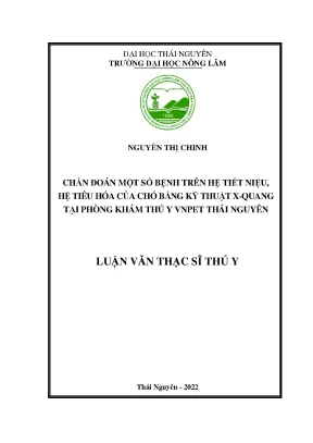 Chẩn Đoán Bệnh Hệ Tiết Niệu và Tiêu Hóa Ở Chó Bằng Kỹ