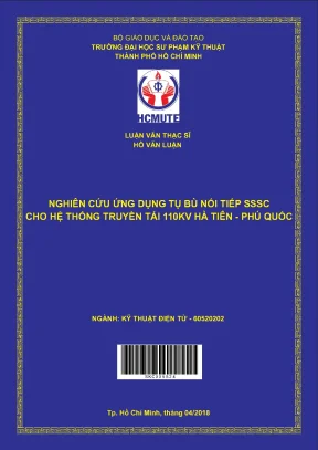 Nghiên Cứu Ứng Dụng Tụ Bù Nối Tiếp SSSC Trong Hệ Thống
