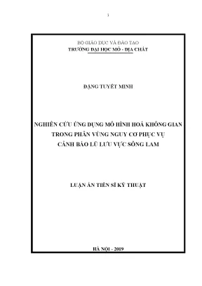 Nghiên Cứu Ứng Dụng Mô Hình Hóa Không Gian Trong Phân 