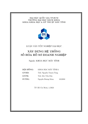 Hệ Thống Số Hóa Hồ Sơ Doanh Nghiệp: Giải Pháp Hiện Đại